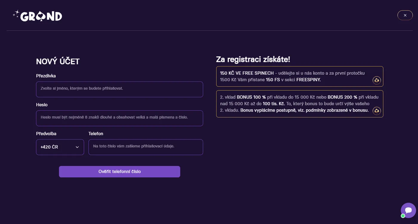 Registrace v novém kasinu — krok za krokem